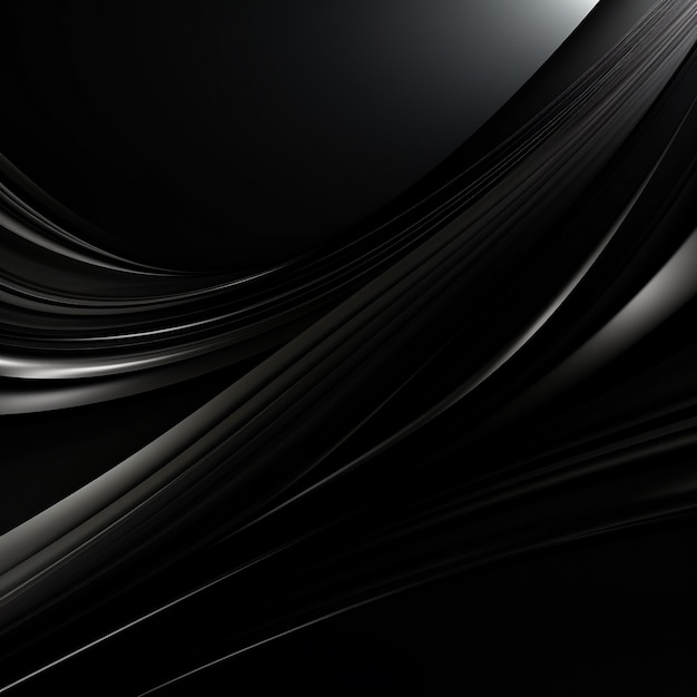 デスクトップの背景に黒い線を描く 抽象的な壁紙の背景
