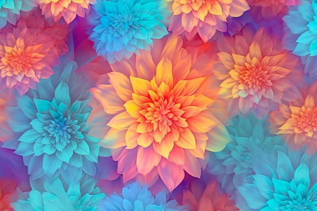 Abstract wallpaper background of flower pattern