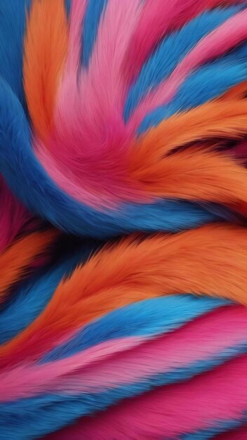 Abstract wallpaper background fur light colors red orange pink blue exotic for desktop wallpaper