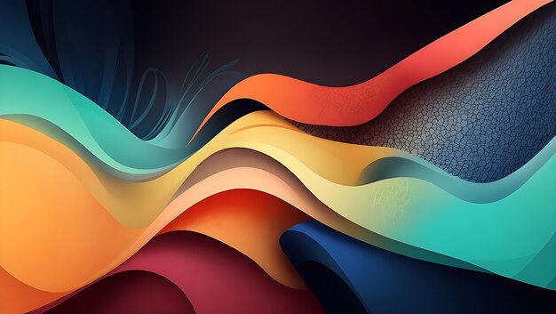 Photo abstract wallpaper colorful design shapes and textures