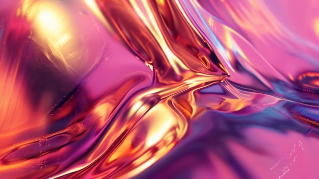 Abstract wallpaper featuring the fluidity of liquid metal