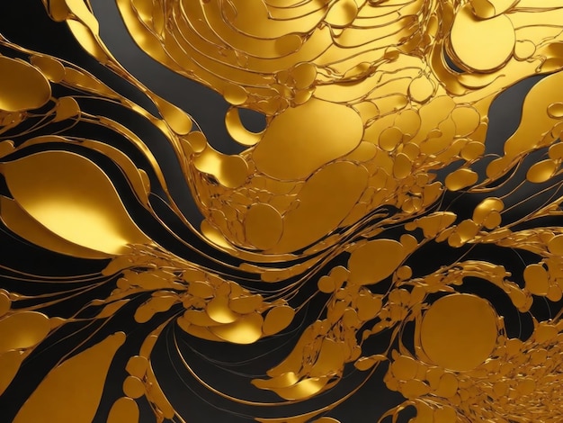 Abstract wallpaper golden