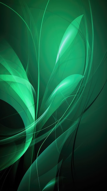 Photo abstract wallpaper in green