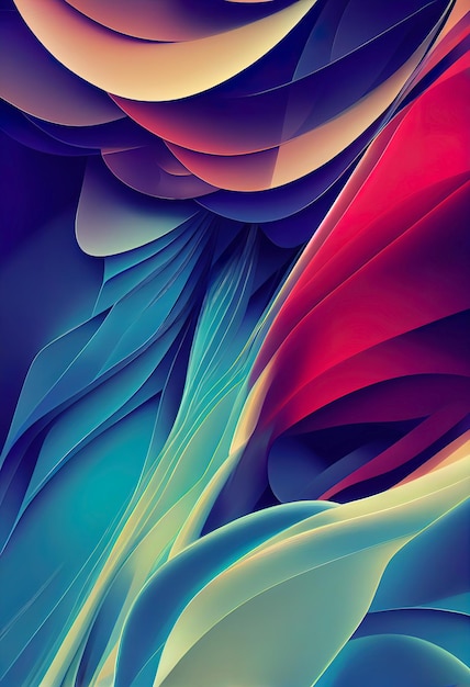Abstract wallpaper liquid lines vibrant colors smooth colorful abstract background