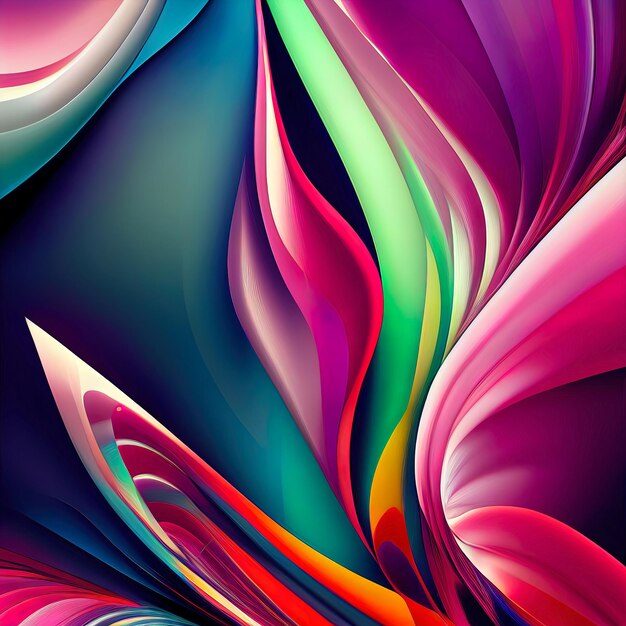 Abstract wallpaper liquid lines vibrant colors smooth colorful abstract background