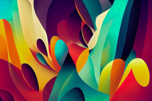 Abstract wallpaper liquid lines vibrant colors smooth colorful abstract background