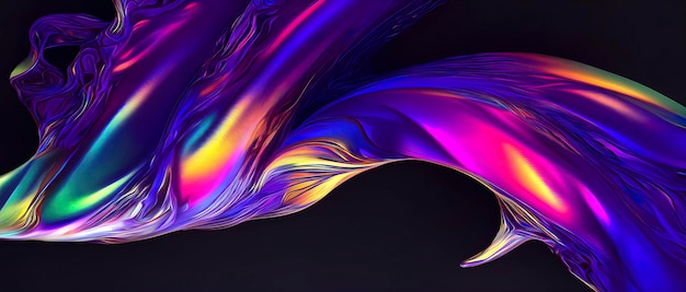 Abstract wallpaper liquid lines vibrant colors