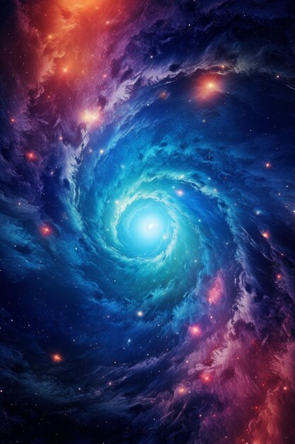 Abstract wallpaper in outer space