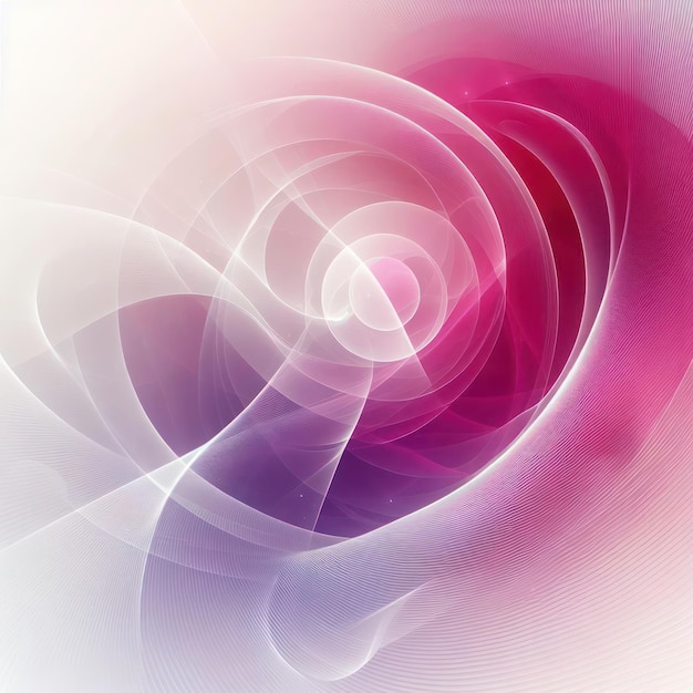 An abstract wallpaper with blending white and magenta soft gradients