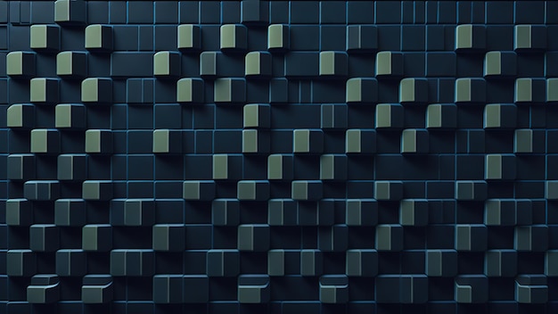 Abstract wallpaper with mosaic pattern and geometric tiles