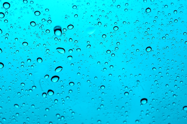 abstract water drop on windshield or water drop on sky background