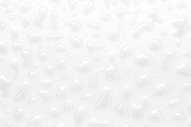 Photo abstract water drops on a white background