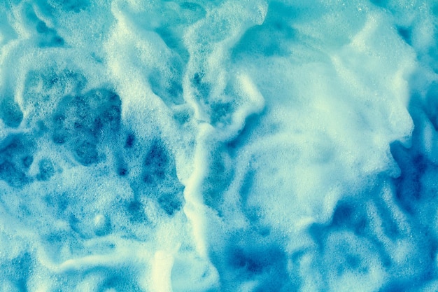 Abstract water foam from waterfall background