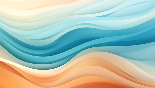 Photo abstract water ocean and hills waves