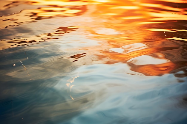Abstract Water Reflections Blurred Background