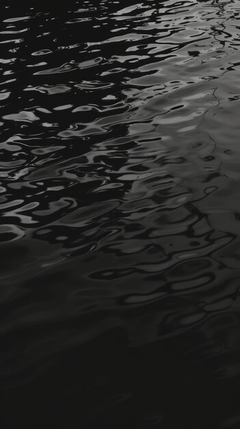 Фото Абстрактные отражения воды в монохромном виде