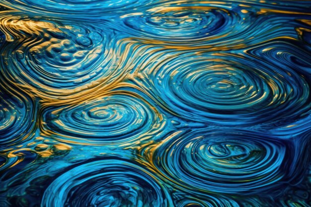 Abstract Water Ripples Background