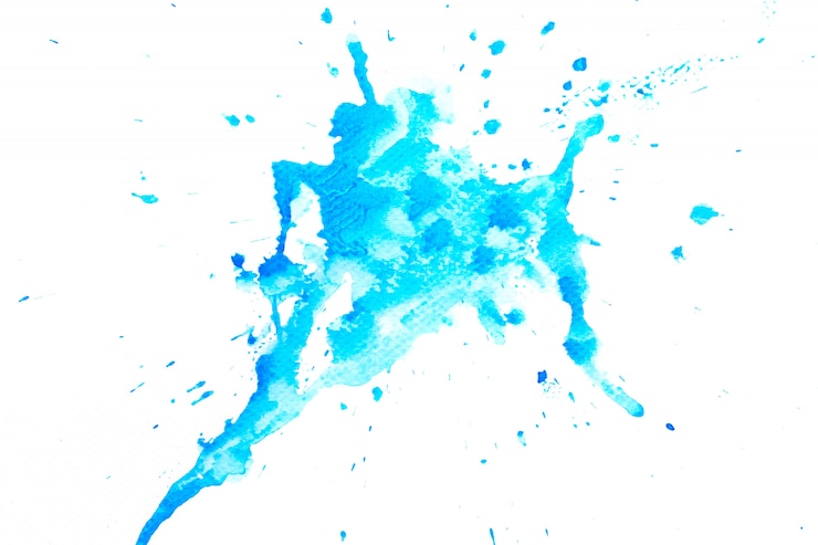 Photo 白い背景に水彩アートの抽象的な手の絵の具