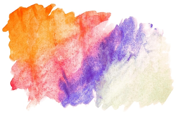 Abstract watercolor art hand paint on white background Watercolor background