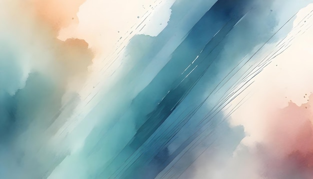 Abstract Watercolor Artwork Background Painting Digital Graphic Minimalistic Banner Design