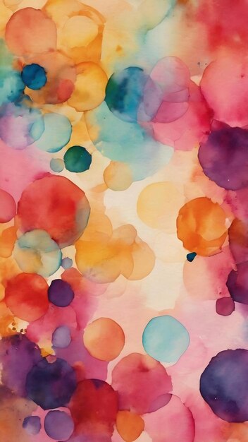 Abstract watercolor artwork mixed with buzzy geometric shapes for background of social media banner