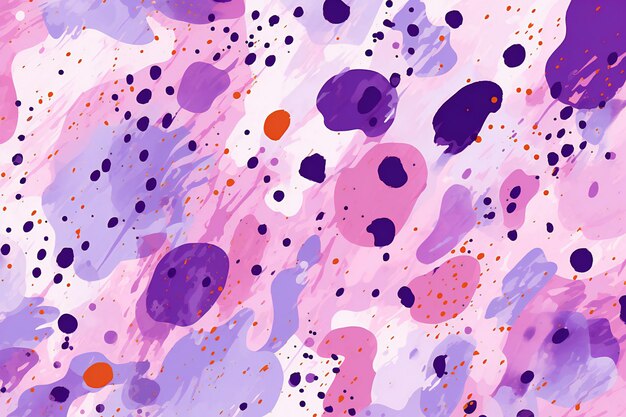 Abstract watercolor artworks in concept of organic shape and dots