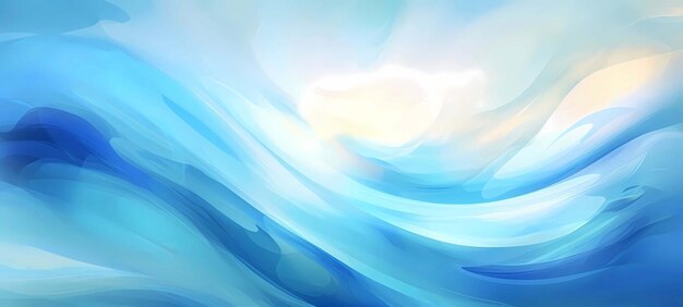 Abstract watercolor background Blue and white colors