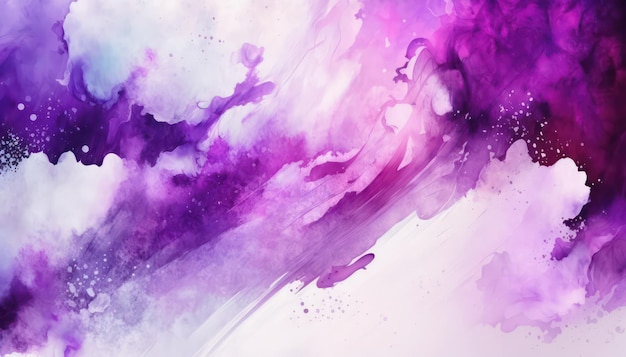 Abstract watercolor background Bright chaotic mono color illustration