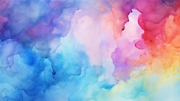 abstract watercolor background colorful painting for artistic decoration generative AI