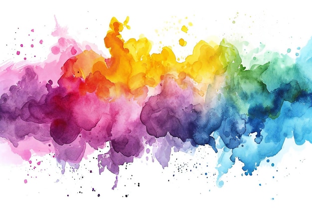 Photo abstract watercolor background colorful watercolor background hand painted illustration