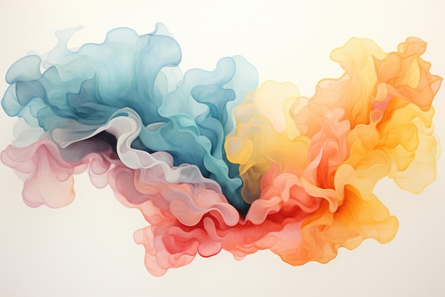 Abstract watercolor background colourful pattern background generative ai