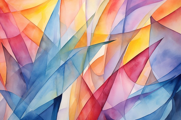 Abstract watercolor background created with generative ai