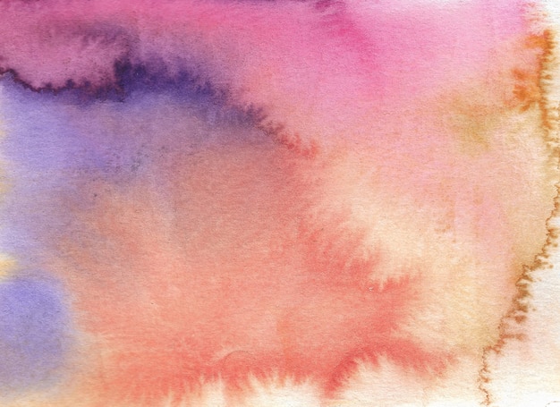 Abstract watercolor background. Hand painted illustration