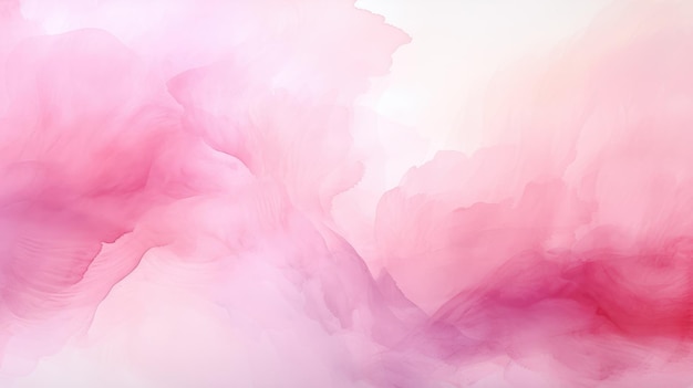 abstract watercolor background in shades of pink and white