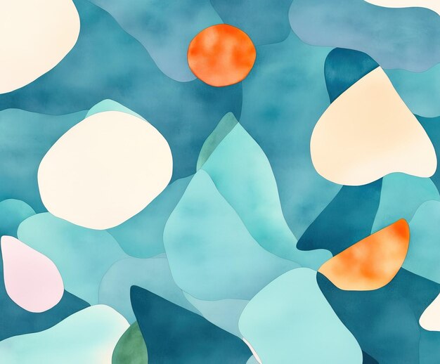 abstract watercolor background with colorful pattern