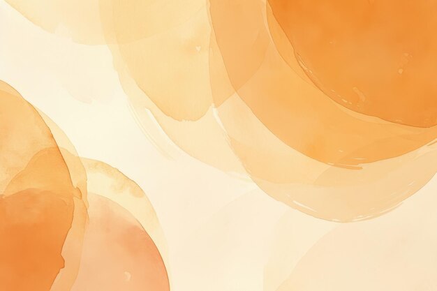 Photo abstract watercolor background with soft orange hues