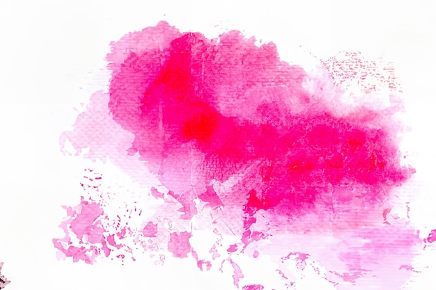 Foto acquerello astratto backgroundsplash colore rosa su carta