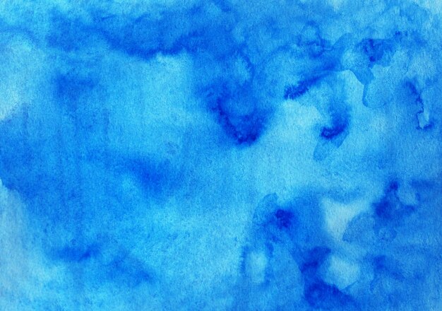 Photo abstract watercolor blue background texture