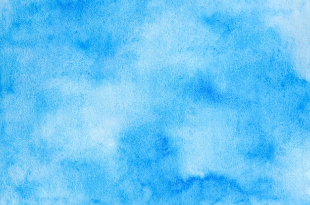 Abstract watercolor blue background texture