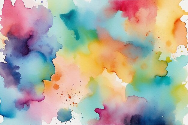 Abstract watercolor colorful texture background