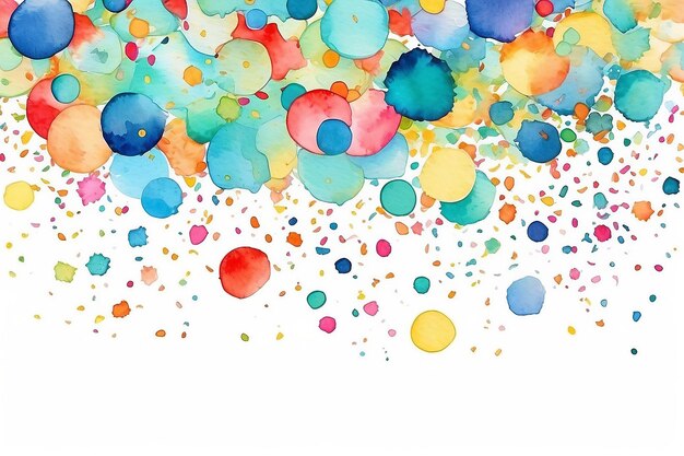 Photo abstract watercolor confetti texture background