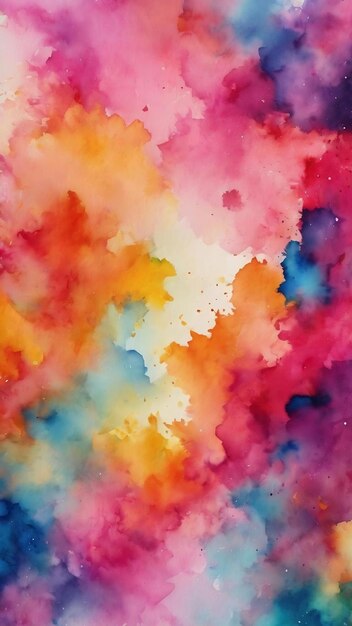 Abstract watercolor illustration a bright and colorful graphic backdrop