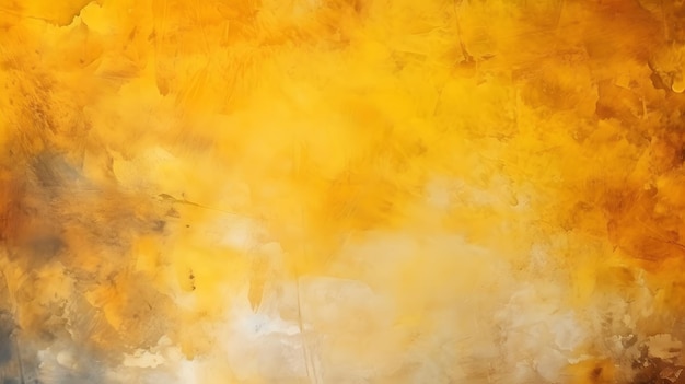 Abstract watercolor paint background dark yellow color grunge texture for background