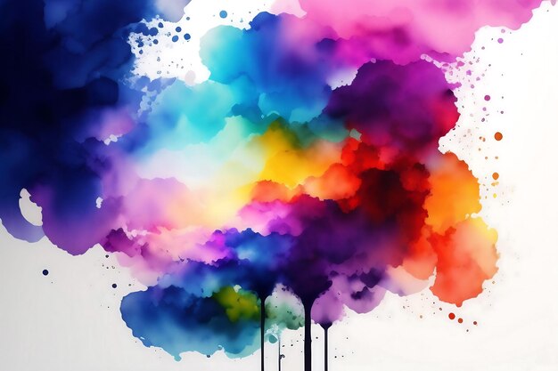 Abstract watercolor paint background