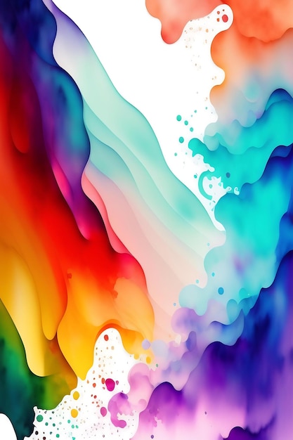 Abstract watercolor paint background