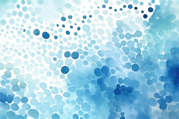 abstract watercolor painting in blue color theme