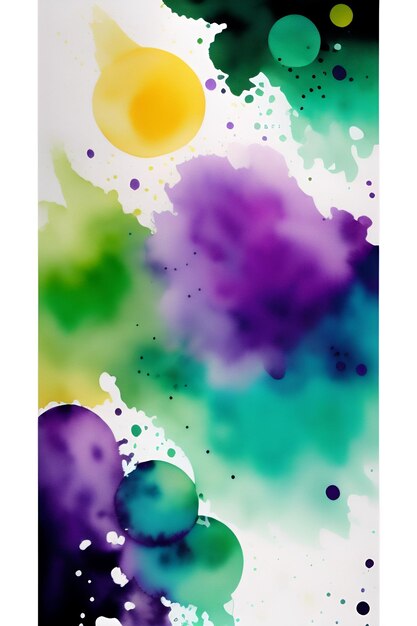 Abstract watercolor painting on paper Abstract spatter waves smoke backgrounds