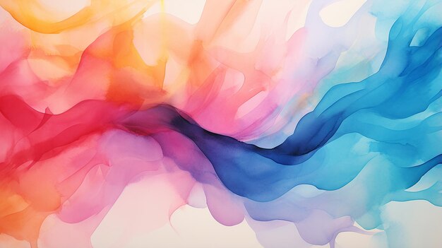 Abstract watercolor painting