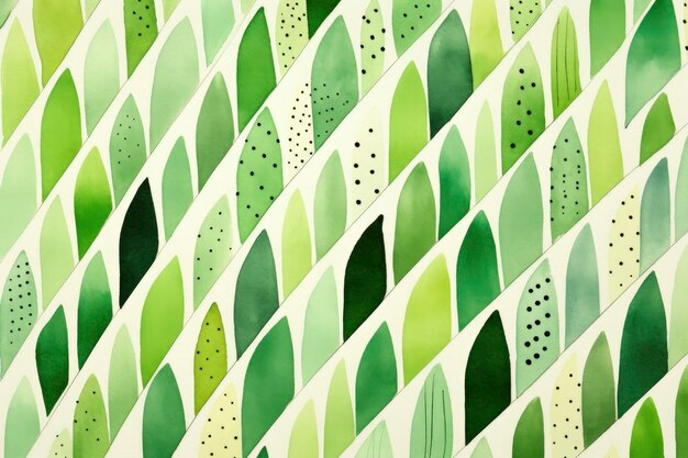 Photo abstract watercolor paintings in concept of playful shapes dot and lines