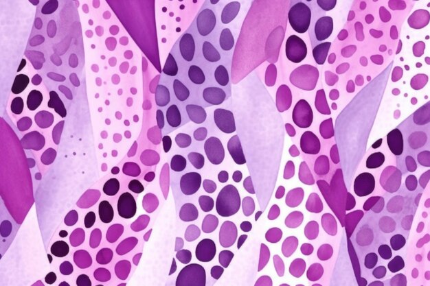 Abstract watercolor paintings in concept of playful shapes dot and lines